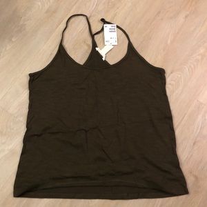 H&M Dark Green Tank Top